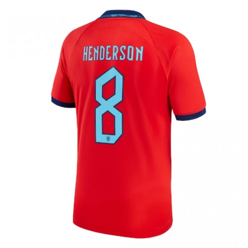 England Jordan Henderson #8 Replica Away Shirt World Cup 2022 Short Sleeve